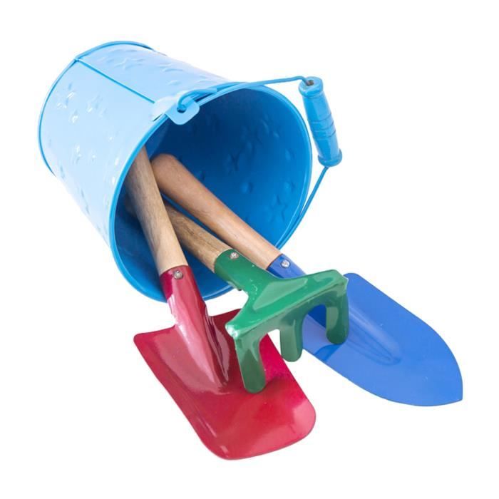 AJW-Lot de 21 outils pour enfants sac à outils pour enfants outils à