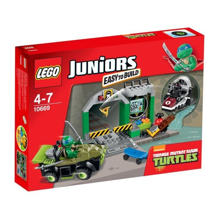 LEGO® Juniors 10669 - Le Repaire des Tortues Ninja™ - Cdiscount Jeux -  Jouets