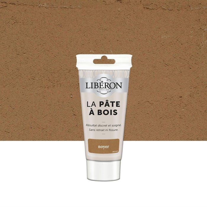 Pâte à bois - LIBERON - Réparation du bois - Noyer - 50gr