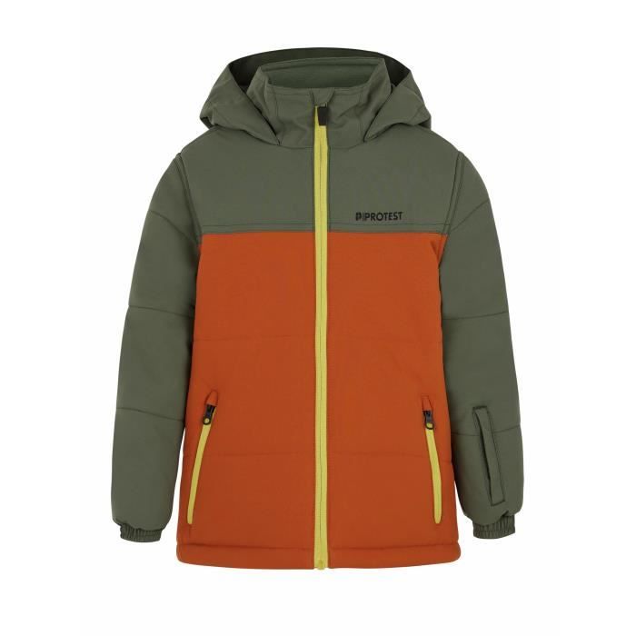 Veste de ski enfant Protest PRTSKOME TD thyme 6 ans Cdiscount Sport