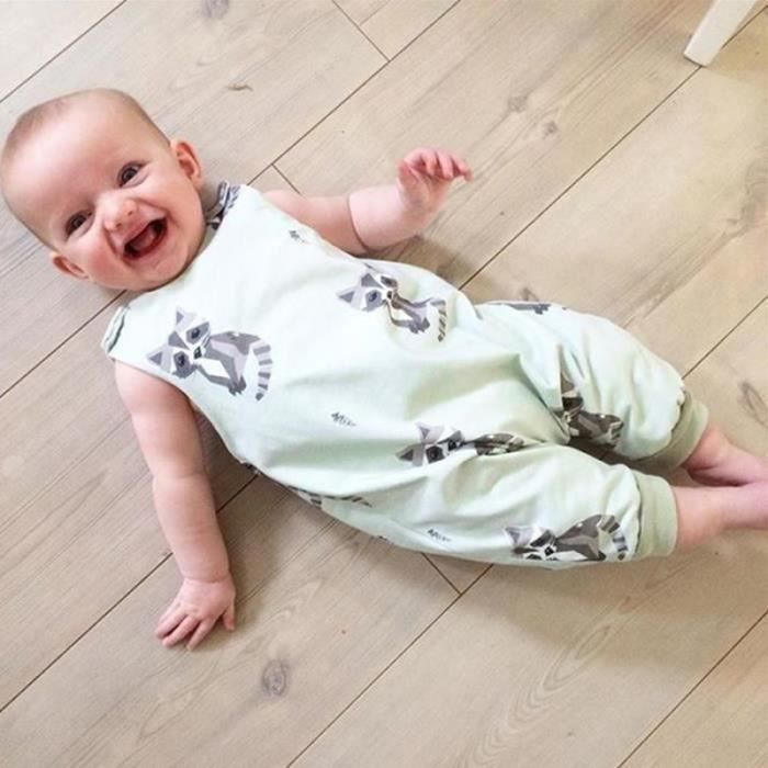 Pyjama Bébé Garçon/fille 0-24 Mois - Combinaison Manches Longues Douce Et Légère Pour Printemps/automne