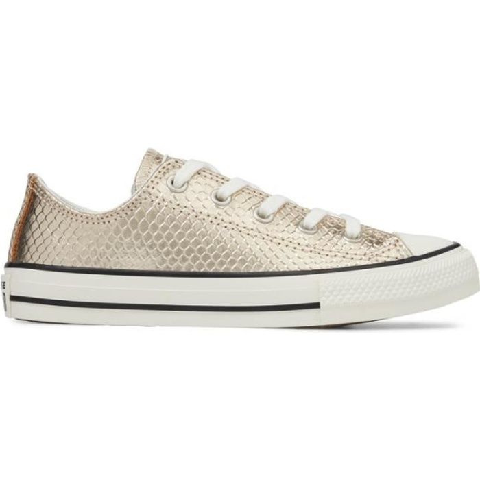 converse dorée femme