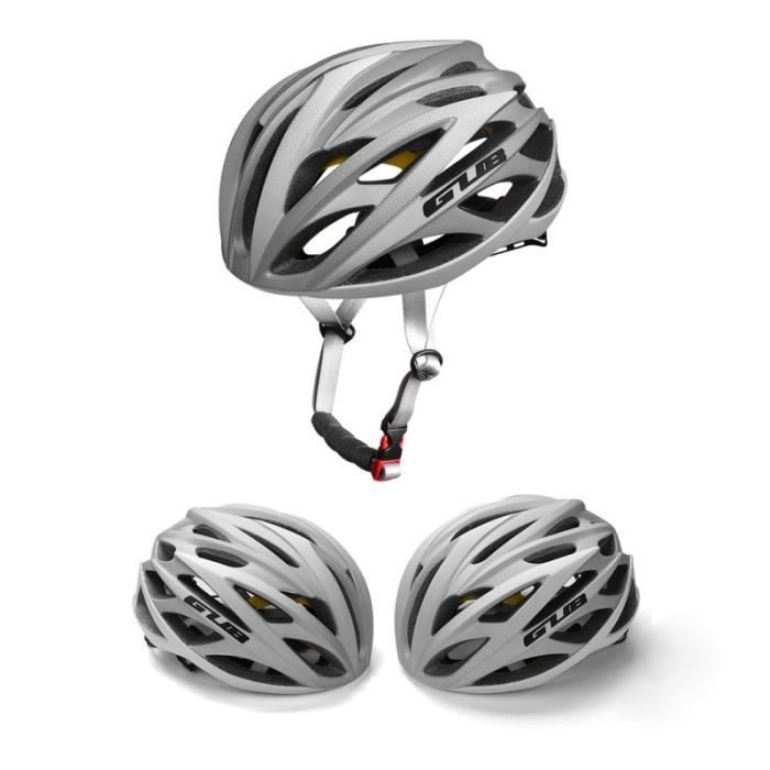 Casque velo argent