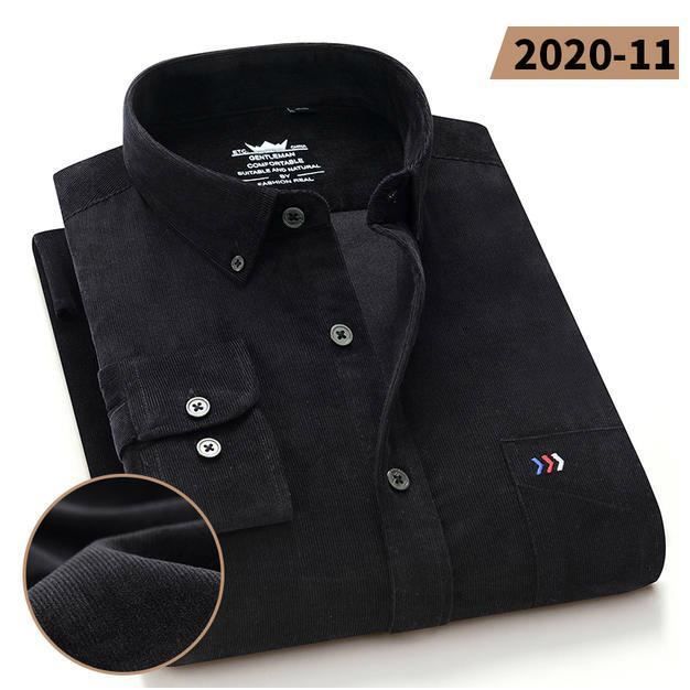 Chemise Homme Vintage Brandit Luis - Noir - Taille S à 7XL - Manches Longues - Neuf Avec étiquettes