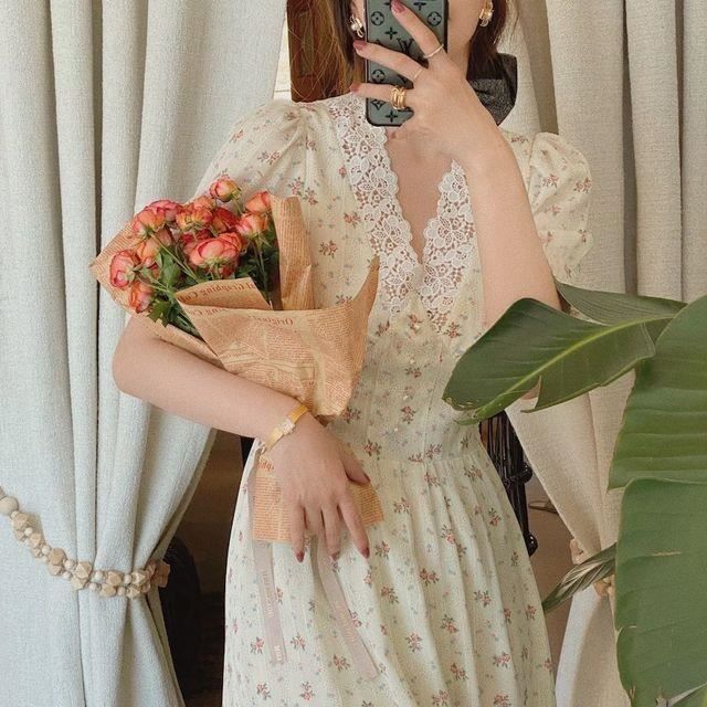 Robe mousseline beige cheap