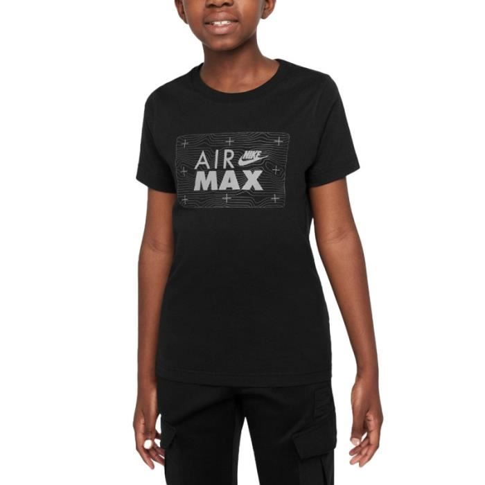 Tee shirt enfant Nike NSW AIR MAX Noir R f. DQ7838 010 Noir
