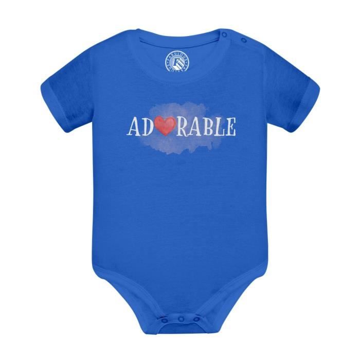 Body Bébé Personnalisé "Si Vous Me Trouvez Adorable Parrain" - Coton, Blanc, Fait Main En France