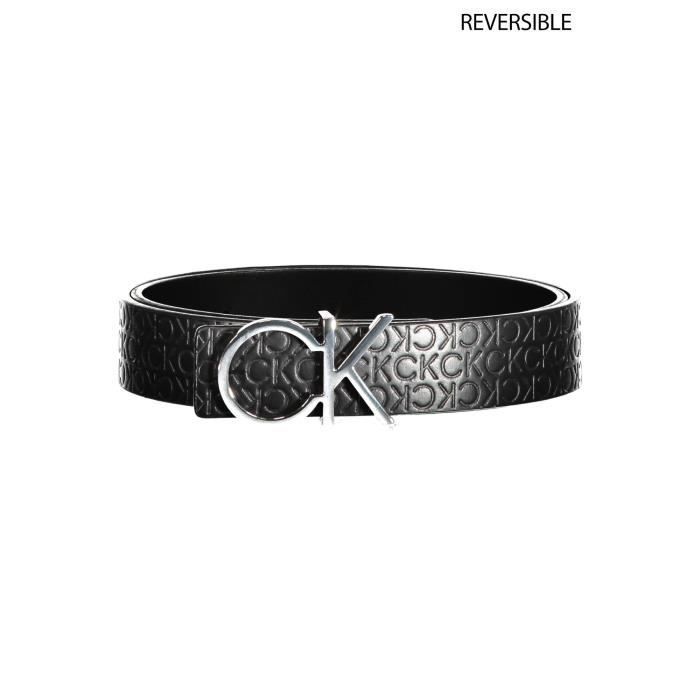 CALVIN KLEIN Ceinture Femme Noir Autres fibres SF17570 Noir