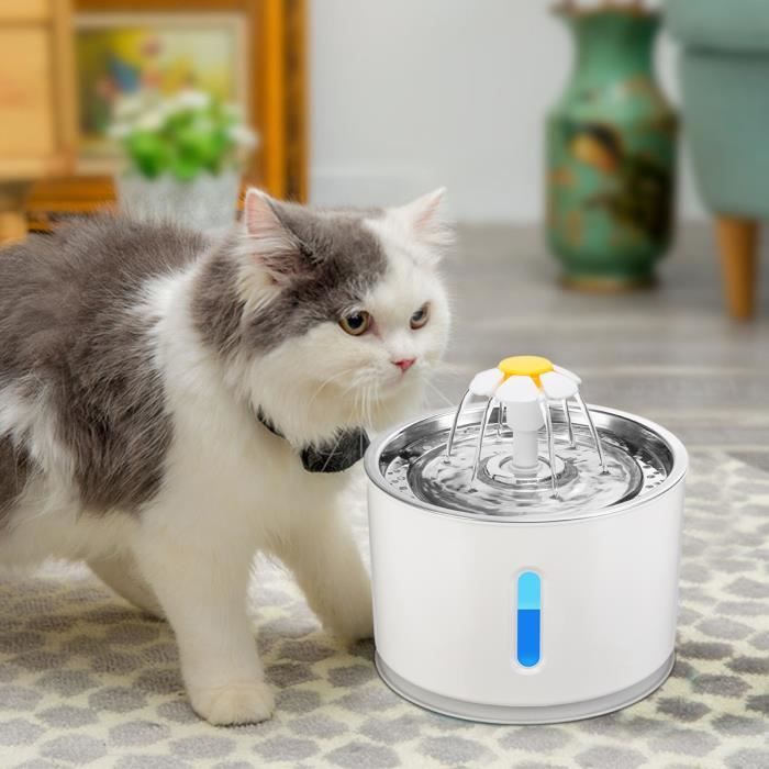 Comparer les prix de Électrique USB Fontaine à Eau Automatique Distributeur Eau pour Animaux Chat Chien