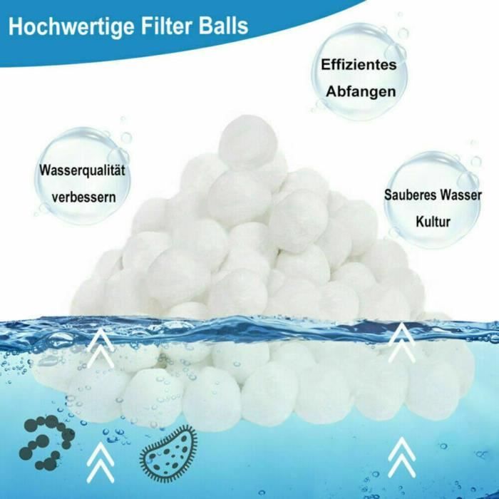 Boules De Filtre De Piscine 1000g Balles Filtrantes Media Filtre A Fibres Pour Piscine Filtres A Sable Filtrage De L Eau Achat Vente Pompe Filtration Boules De Filtre De Piscine Cdiscount