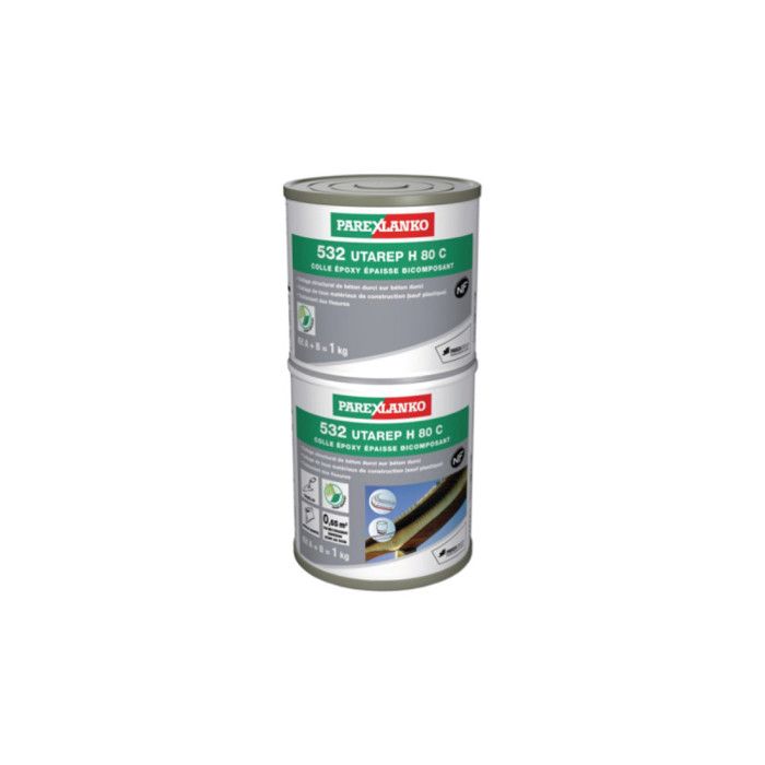 Colle époxydique PAREXLANKO 532 Utarep H 80 C - 1kg - L53201