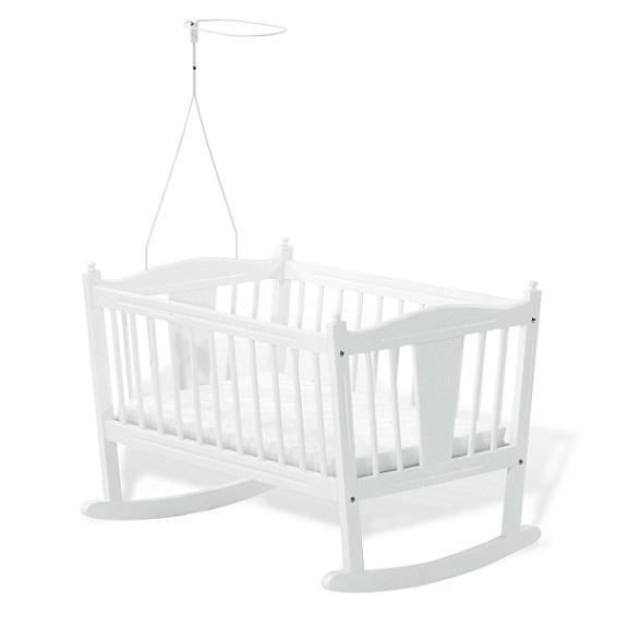 Berceau Bebe Extra Large Laque Blanc Cdiscount Puericulture Eveil Bebe