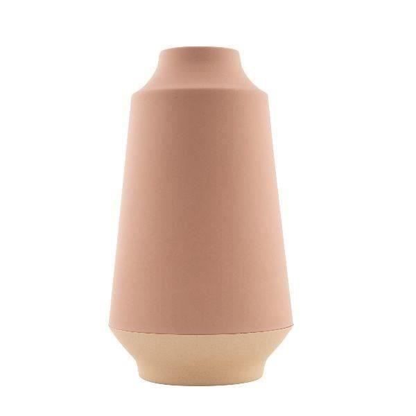 POINT VIRGULE Vase en fibre de bambou 15 1 x 26 5 cm et cassé