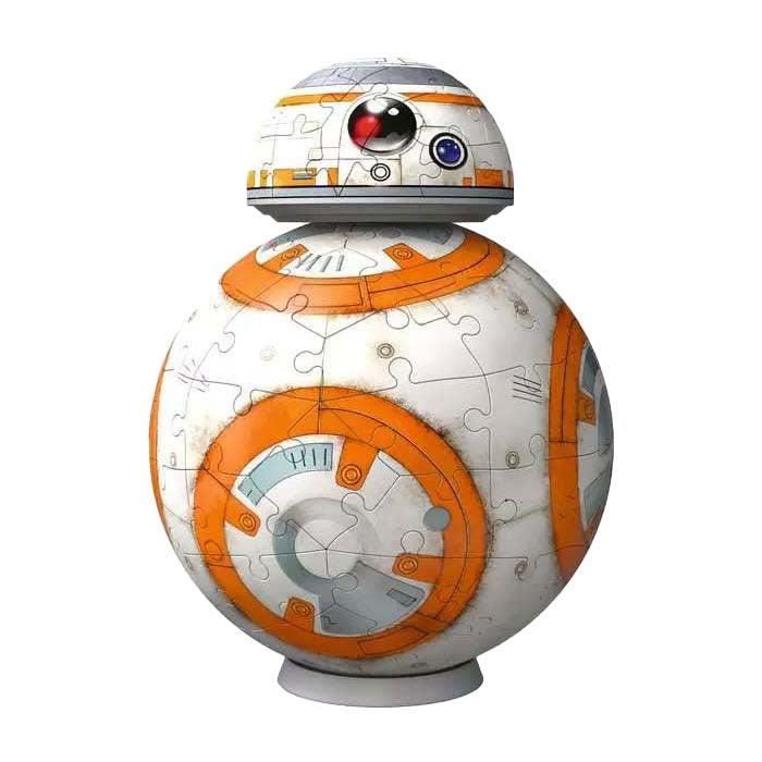 Puzzle 3D - RAVENSBURGER - BB-8 - 99 pièces - Multicolore - Réplique détaillée