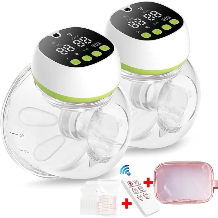 Tire-Lait Électrique Mains Libres Portable – 3 Modes 12 Niveaux, Sans BPA, Installation 5 Sec, Flanges 17-24 Mm – Idéal Pour Débutantes & Vie Active