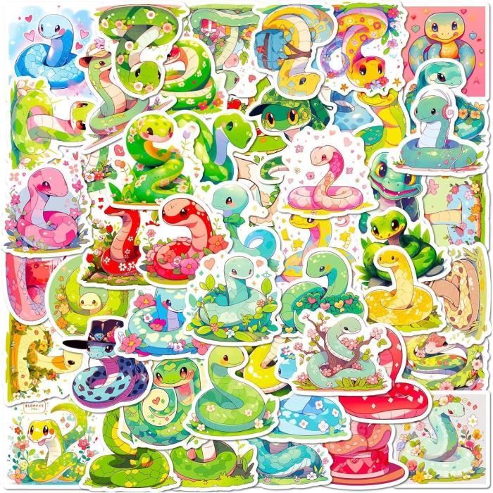 Lot De 50 Autocollants Avion Cartoon DIYEAH - Stickers Décoratifs Pour Ordinateur, Téléphone, Valise, Décoration Fun