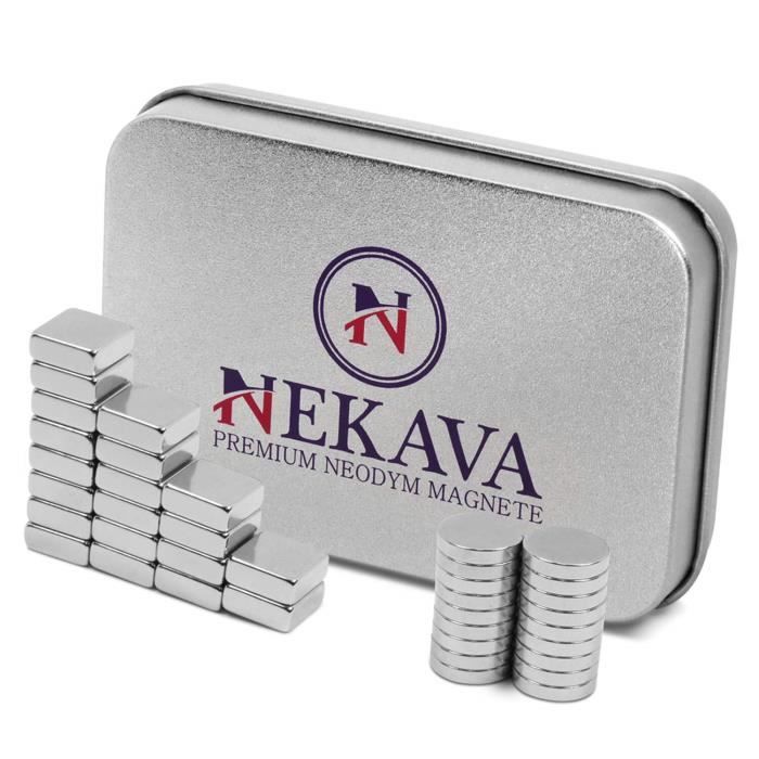 Magnetastico 20 Aimants En Néodyme N52 Tige 4x7 Mm Magnet Pour