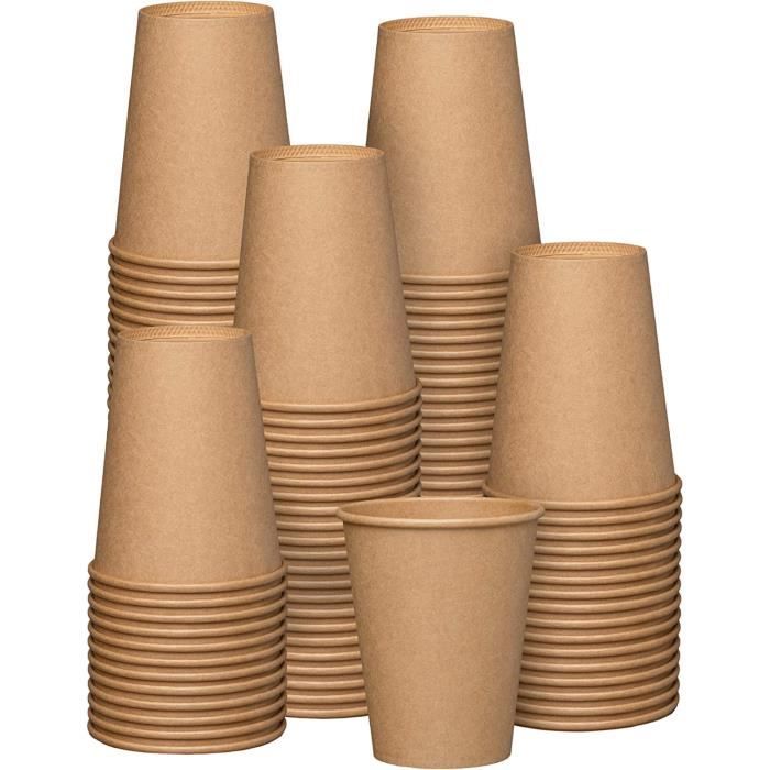 Assiette Ronde En Carton Kraft - ø18cm - 50 Unités | Grossiste Pas Cher