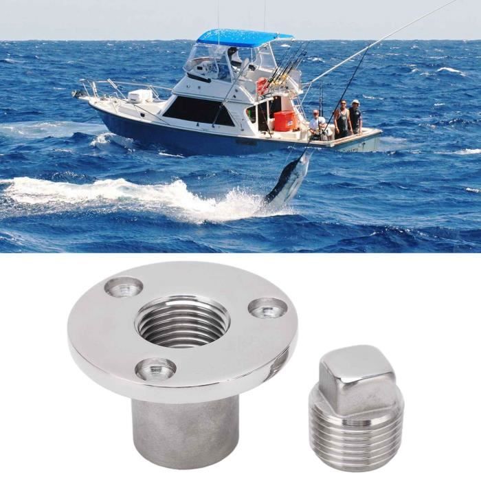 Mât Drapeau Bateau En Acier Inoxydable - Installation Facile Sans Outils - Pour Yacht, Bateau, Kayak - Accessoire Marin