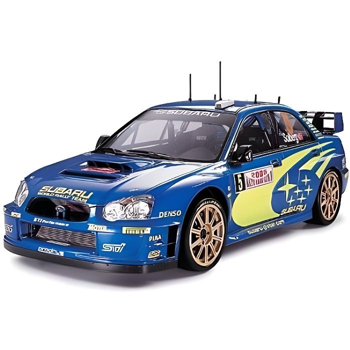 Voiture radiocommandée - TAMIYA - Subaru Impreza WRC Monte Carlo 05 - Bleu - Plastique - Extérieur
