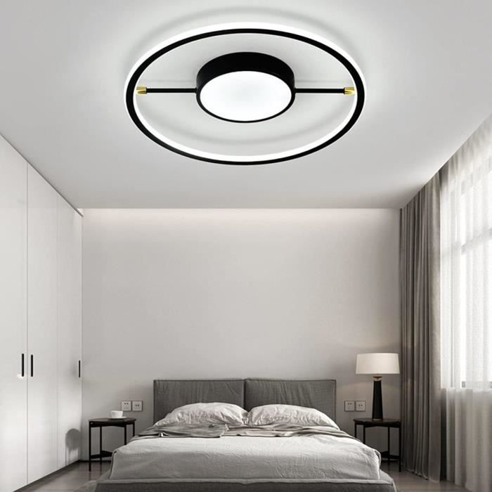 COMELY Plafonnier LED Moderne 30W 3375LM, Lampe De Plafond Blanche En Aluminium 3000k Blanc Chaud Luminaire Led Pour Chambre Salon Cuisine Et Balcon 96009217