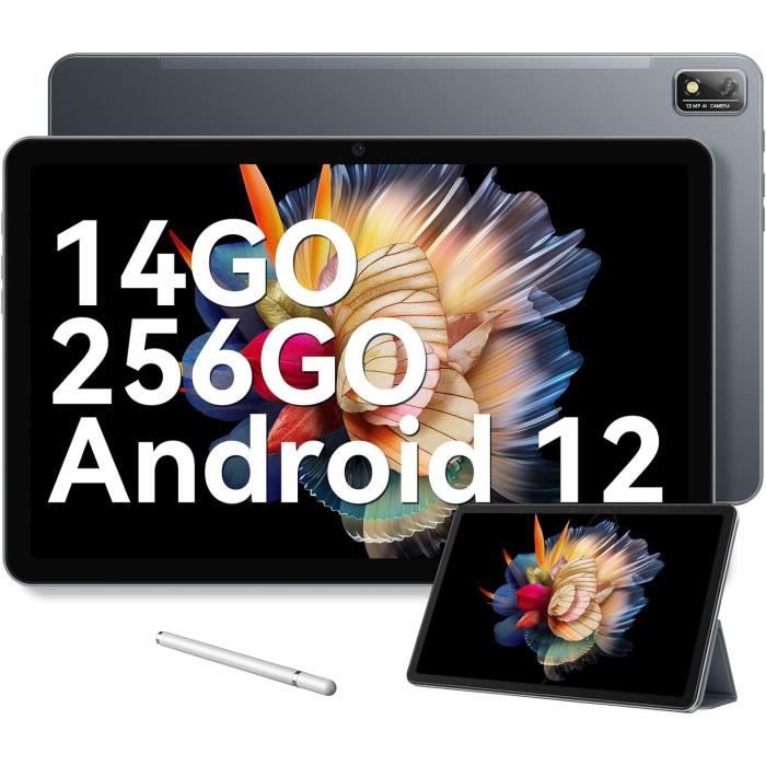 Tablette 8600mAh Charge Rapide YESTEL Android 13 Tablette 11 Pouces 16Go RAM 256Go ROM (1To TF), FHD 2K Tablette Android Avec 4 Intervenants, 5MP 13MP 2MP, 5G WiFi, Octa-Core 2.0 GHz, BT 5.0, GPS, 8600mAh