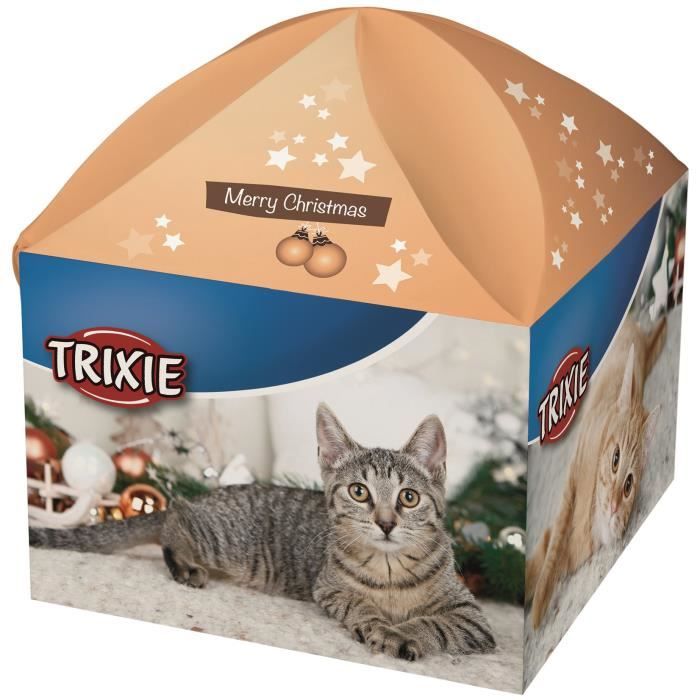 TRIXIE Boîte de cadeau de Noël - 5 articles - Marron - Pour chat