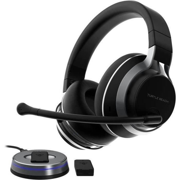 Casque gaming sans-fil à réduction de bruit active Turtle Beach Stealth Pro PS Noir