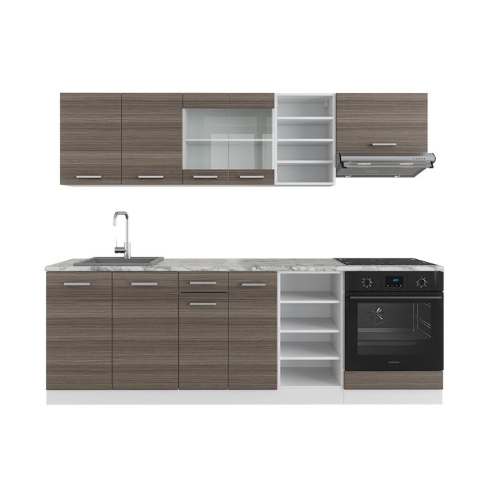 CUISINE 200 CM, CUISINE INTÉGRÉE, BLOC CUISINE VICCO R-LINE