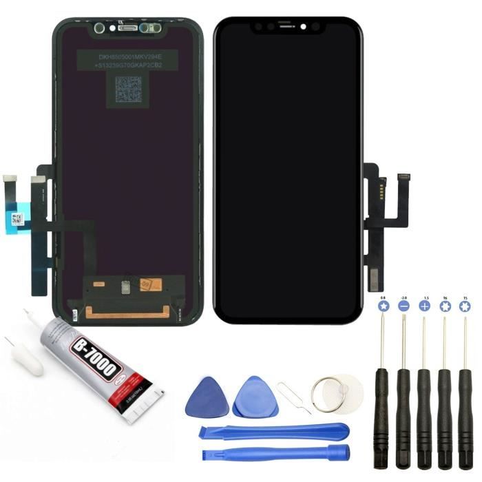 Écran Complet (vitre Tactile + LCD) Pour IPhone 11 6.1 Pouces - Jaune - Marque Visiodirect - Neuf