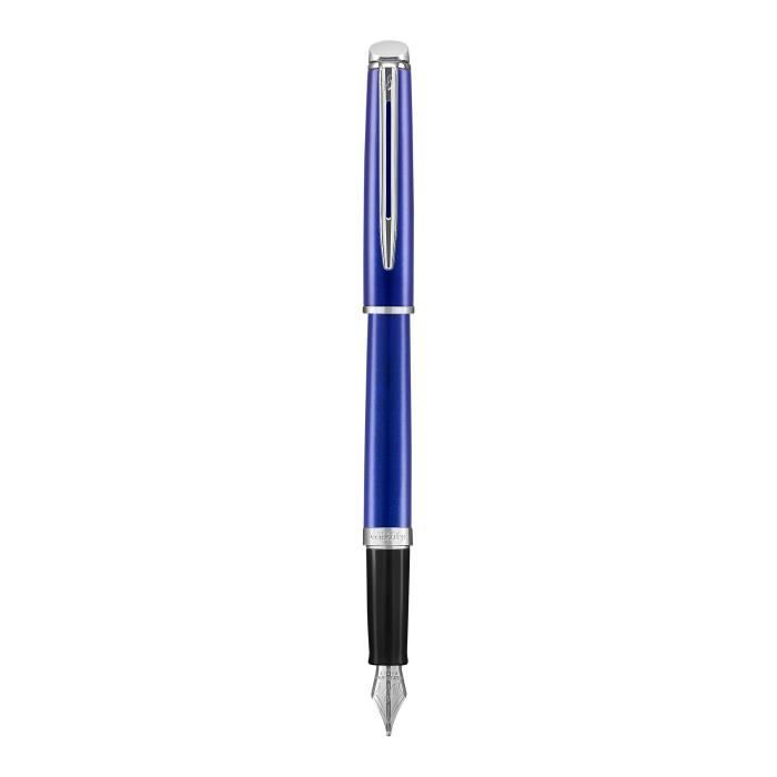 WATERMAN Hemisphere stylo plume, bleu brillant, plume moyenne, attributs palladium, Coffret cadeau