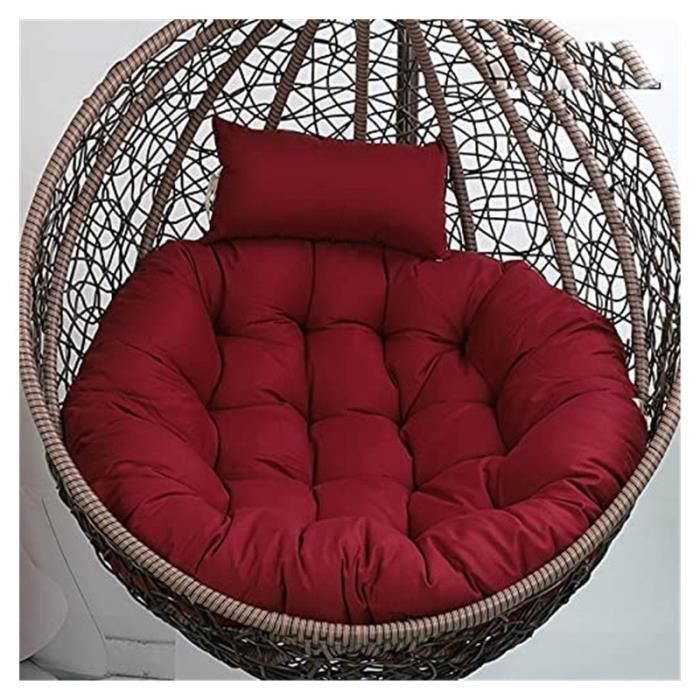 Coussin Chaise Longue 170x48x8cm - Extérieur Jardin Transat Confortable