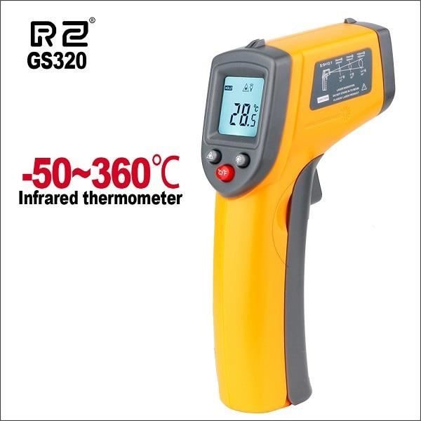 Thermomètre Infrarouge Numérique IR01D - -50 à 800°C Avec Humidimètre - MESTEK