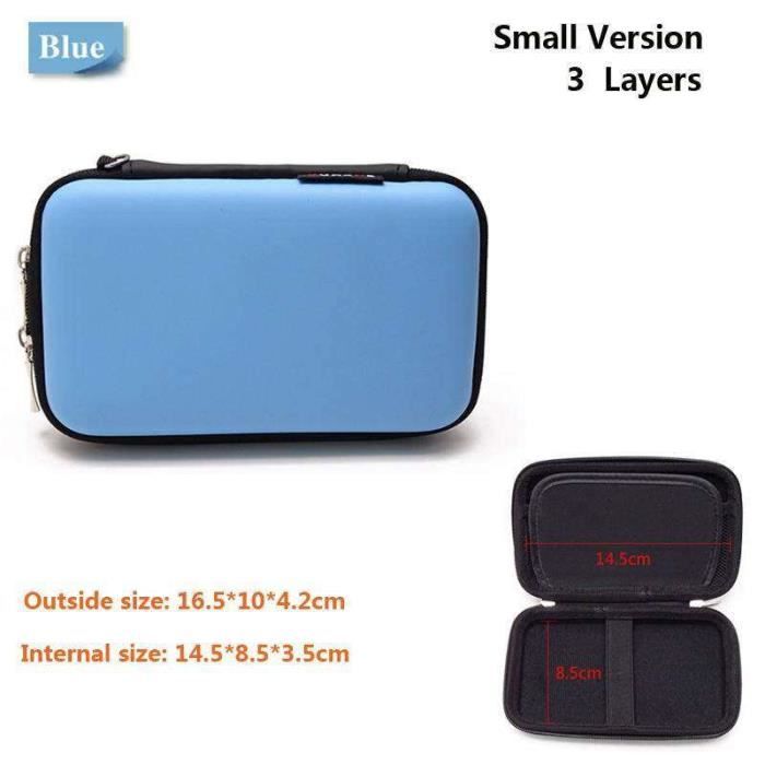 Étui de transport rigide pour SSD portable Extreme de 500 Go, 250 Go, 1