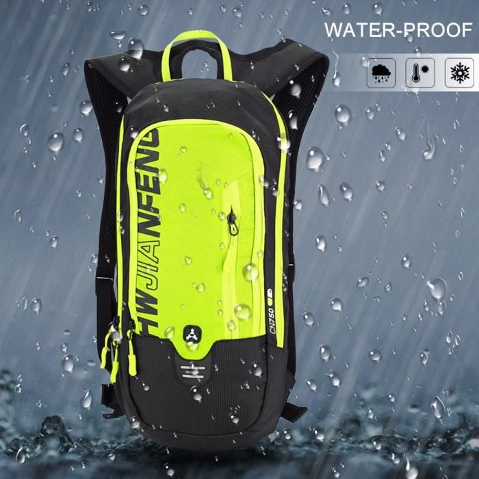 Sac D’hydratation Lixada – 10 Litres – Ultra-léger 300g – Tissu Polyester Déperlant – Dos Et Bretelles Respirants – Poche Pour Poche à Eau 2L