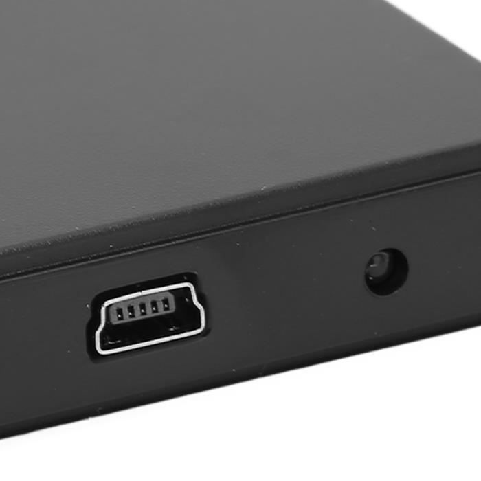 LMC - Boîtier de disque dur 2,5 po USB2.0 480 Mbps ABS ultra mince ...
