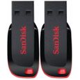 2 x SanDisk Cruzer Blade clé USB 16 Go (paquet de deux)-1