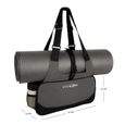 Sac De Rangement Pour Tapis De Yoga Vivezen - 6 Poches - Coton Canvas - 2 Coloris