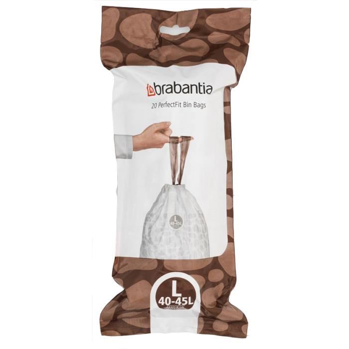 Sacs poubelle brabantia 40 hot sale 45 litres