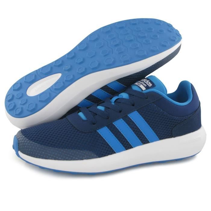 Adidas neo cloudfoam race hotsell sneakers (blue)