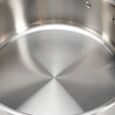 ARAMOX poêle à frire 3 pièces / ensemble batterie de cuisine en acier inoxydable ensemble pot de soupe poêle à lait avec fond-2