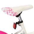 VGEBY Vélo pour enfants 24 pouces Rose et blanc NOUVEAU YESMAEFR-2