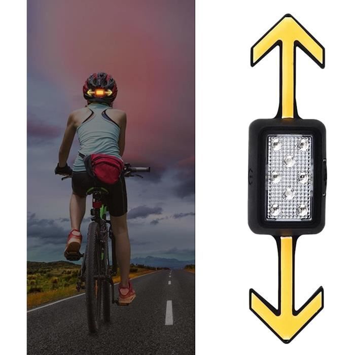 Clignotants Pour Velos Feu Arriere De Clignotant De Velo Telecommande Rechargeable Par Usb Etanche Noir Cdiscount Sport