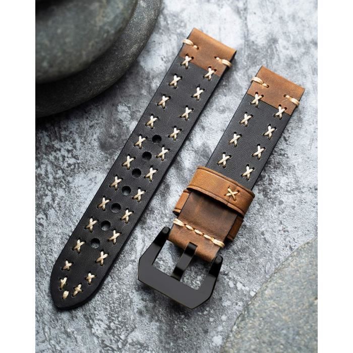 Bracelet montre cuir 22mm store