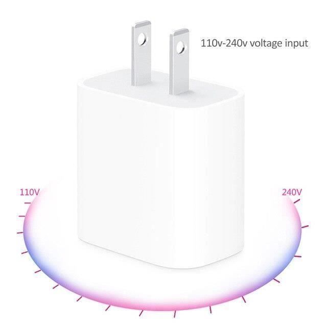 18W PD Type-c Chargeur Rapide pour Apple iPhone 11 Pro 12 XS Puissance –