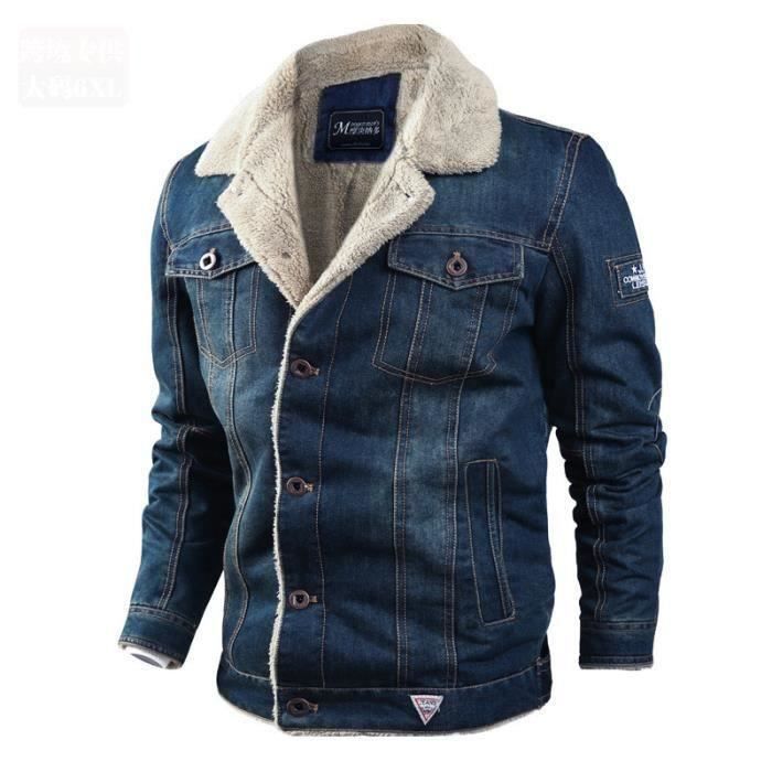 Veste jean homme hot sale 2019