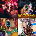 Masque LED Halloween - Festival Cosplay Costume Décorations de Fête - Vert-3