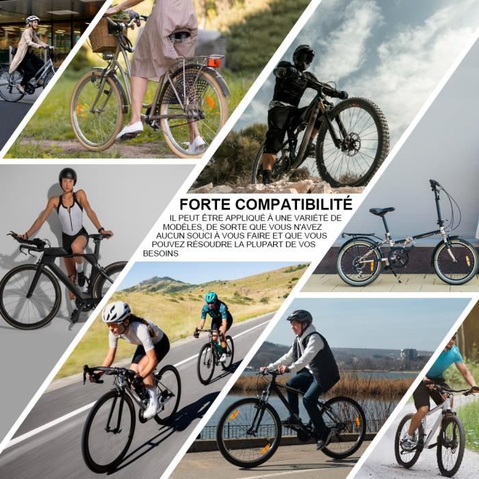 Kit De 2 Garde-boues VTT Avant/arrière - Réglables Pour Roues 26, 27.5, 29 Pouces