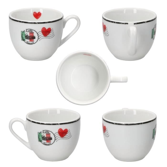 Tasse à Expresso Ritzenhoff Avec Soucoupe – Porcelaine Design Genussklasse – 95 Ml, Motif Jardin Zen - 7
