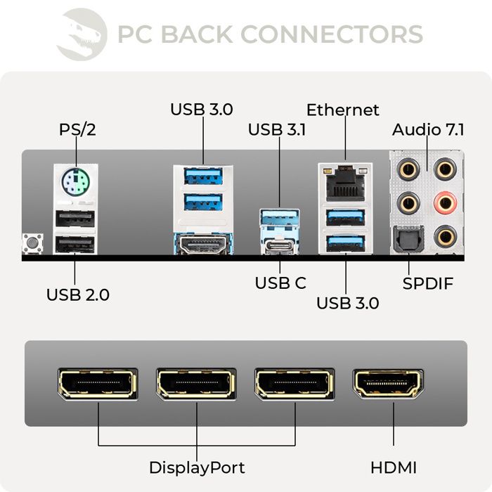 PC Gaming, AMD Ryzen 5, RTX 2060, 240Go SSD, 2To3